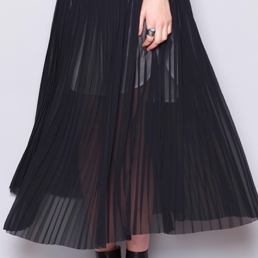 YOHJI YAMAMOTO Y'S White-Black SHIRT DRESS PLEATS - Picture 9 of 10